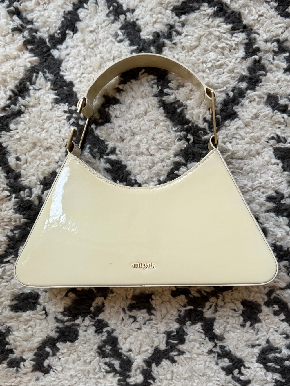 Cult Gaia Aliza Patent Leather Shoulder Bag - Picture 3 of 6